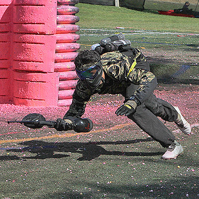 Tournament paintball